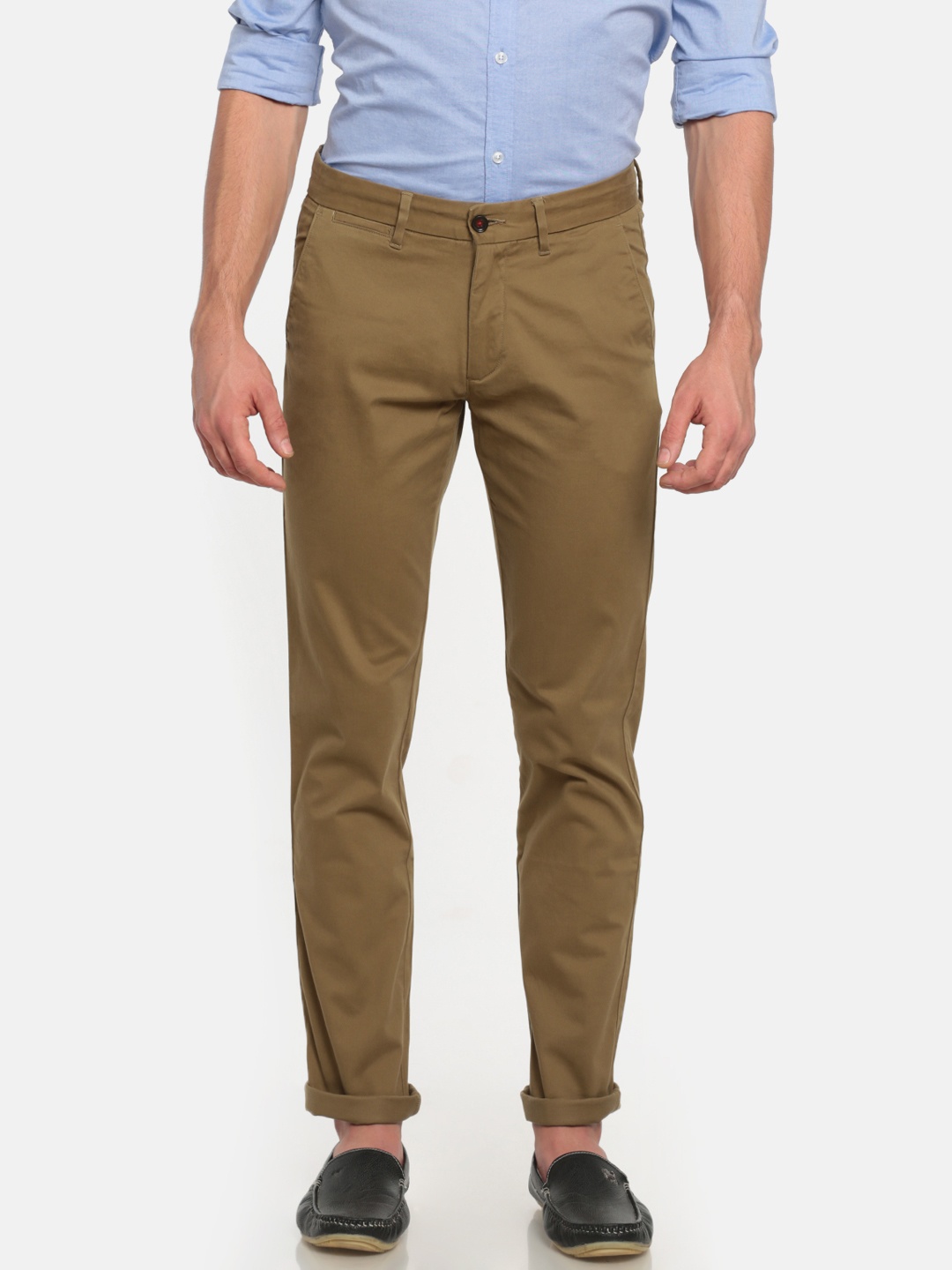 

Arrow Sport Men Brown Chrysler Regular Fit Solid Chinos