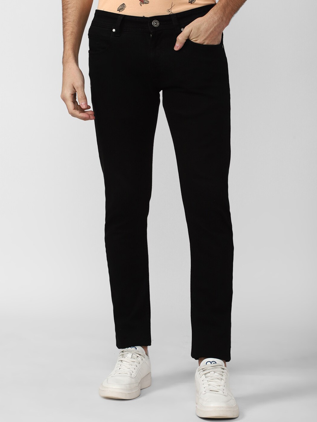 

Peter England Casuals Men Black Skinny Fit Jeans