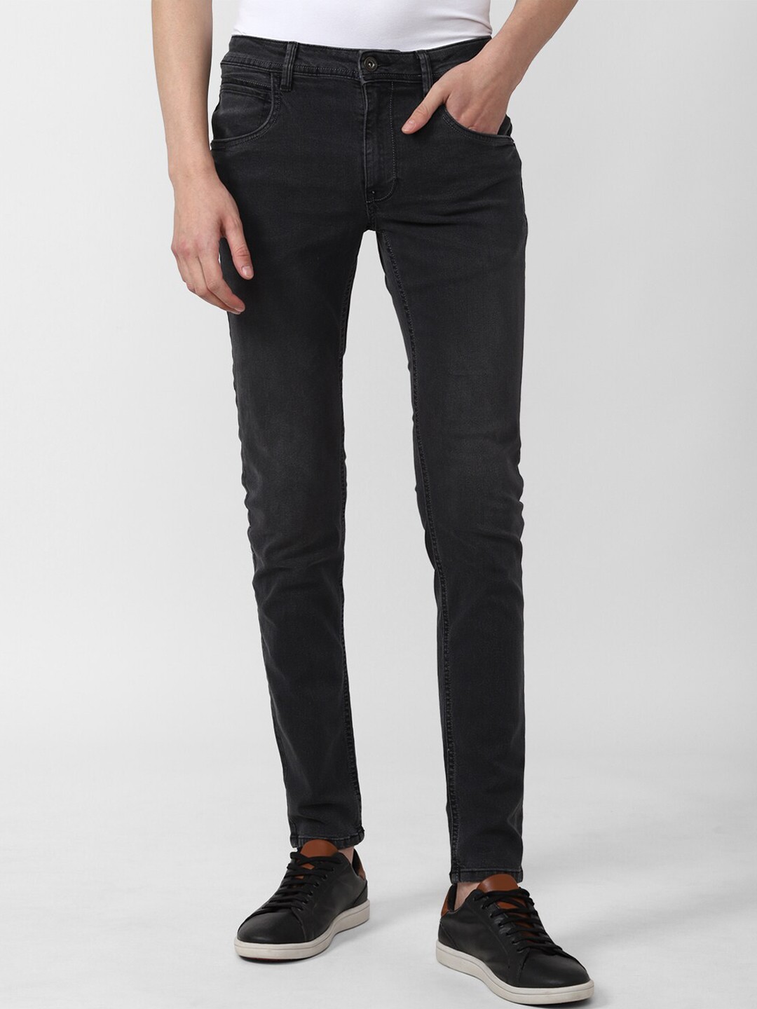 

V Dot Men Black Skinny Fit Jeans
