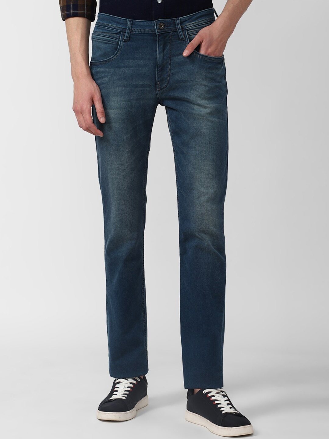 

VAN HEUSEN DENIM LABS Men Blue Slim Fit Light Fade Jeans