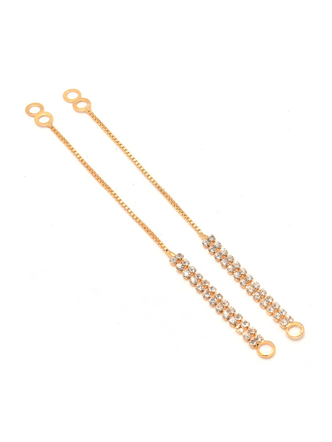 

Jewar Mandi Gold-Toned Classic Drop Earrings