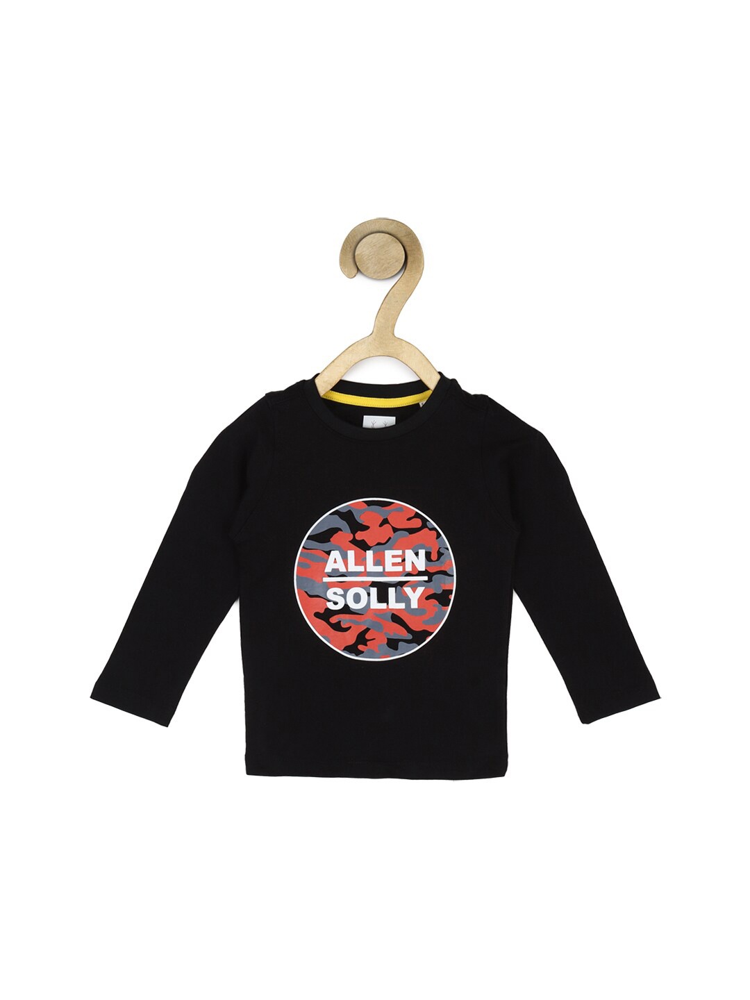 

Allen Solly Junior Boys Black Typography Printed T-shirt