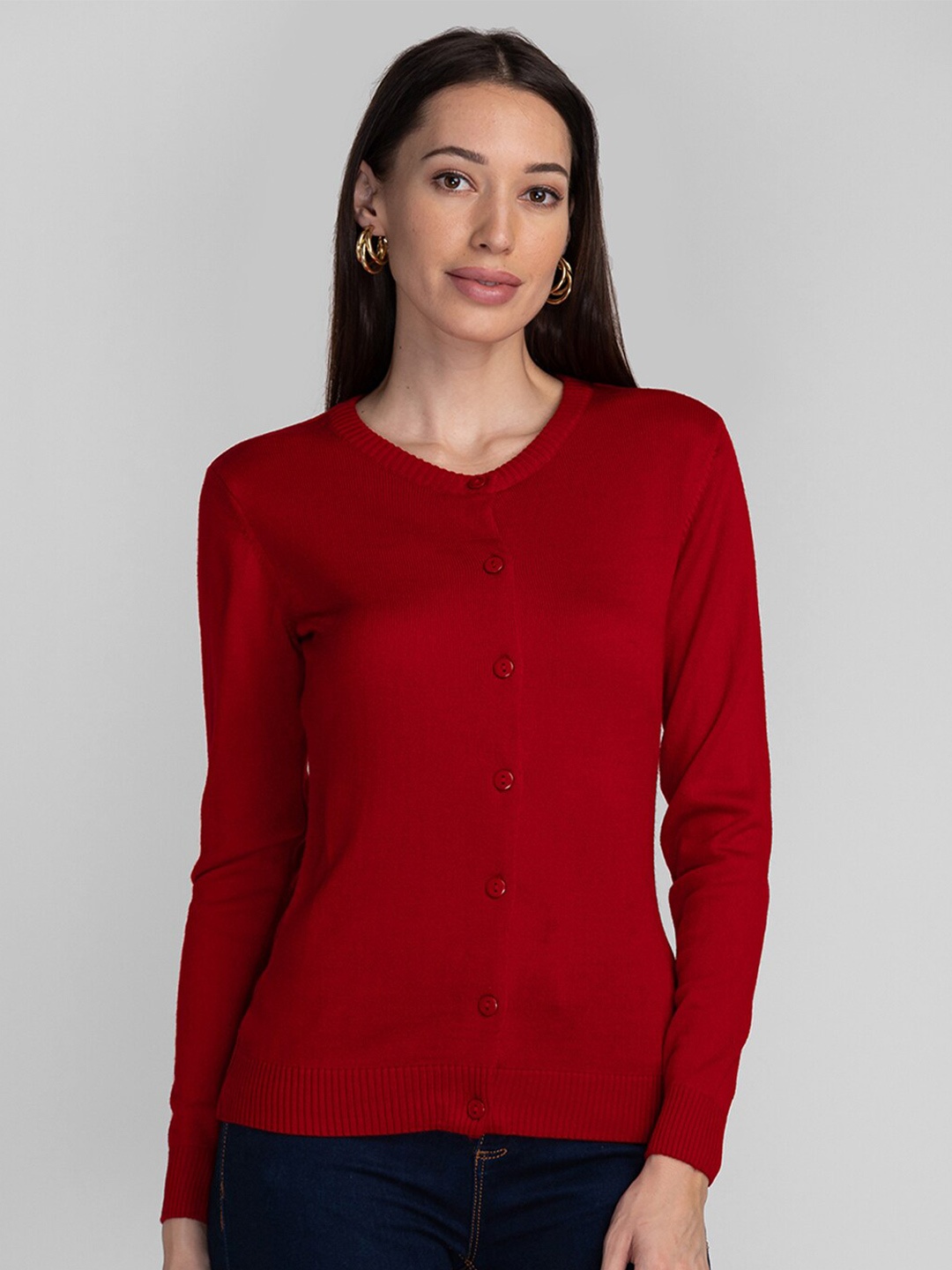 

Globus Women Red Cardigan