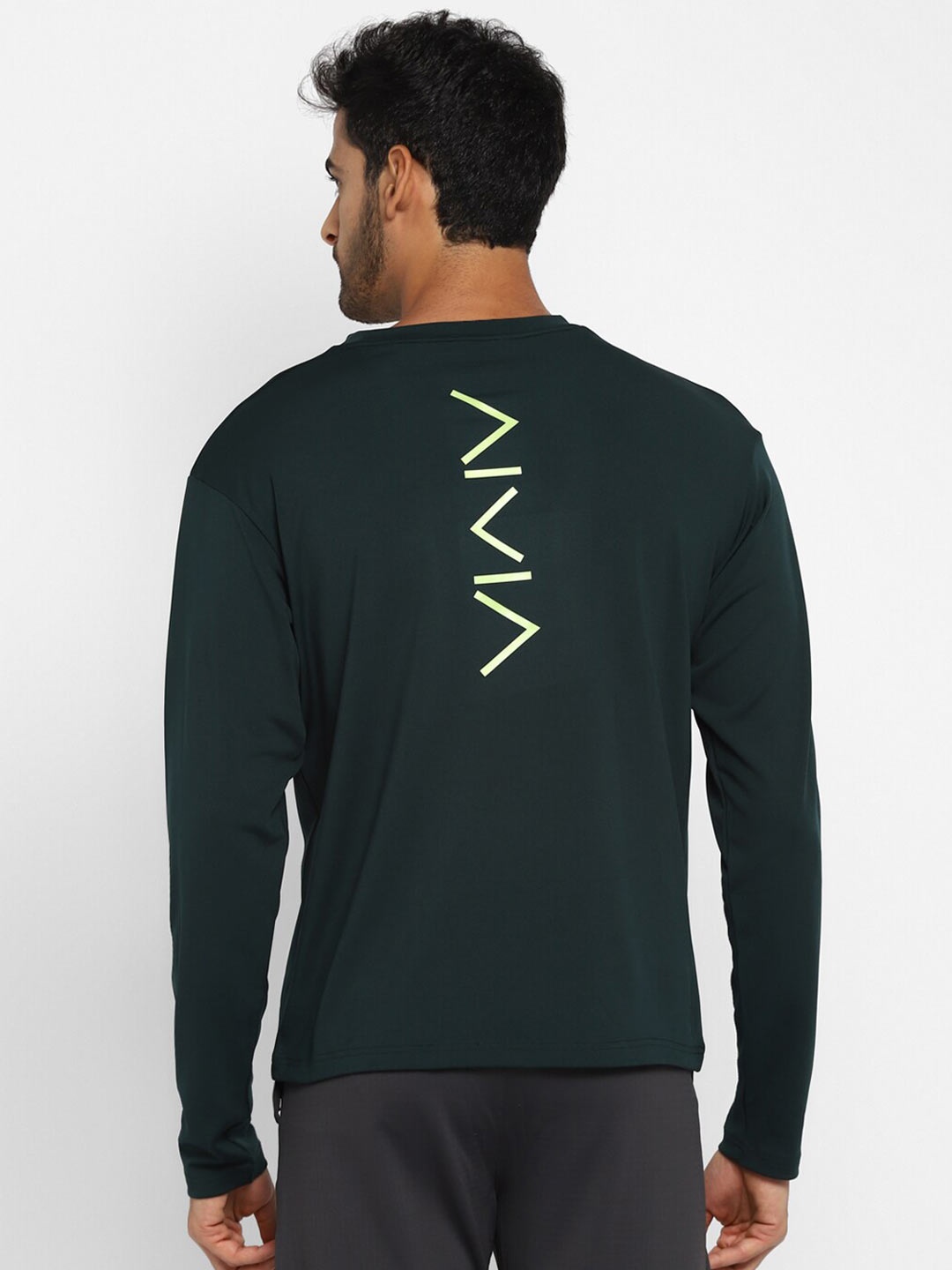 

NIVIA Round Neck Pullover Sweatshirt, Green