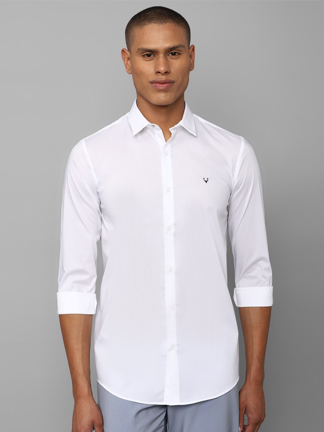 

Allen Solly Men White Slim Fit Casual Shirt