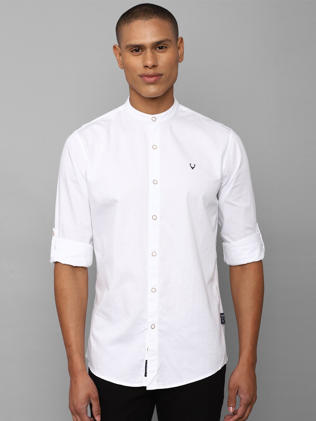 

Allen Solly Sport Men White Pure Cotton Casual Shirt