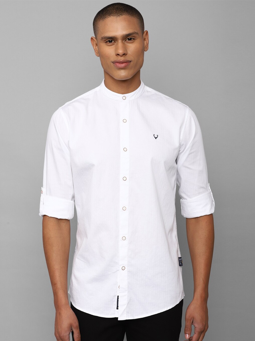 

Allen Solly Sport Men White Pure Cotton Casual Shirt