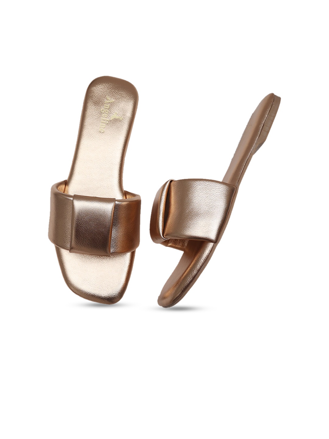 

Angeline Women Gold-Toned Open Toe Flats