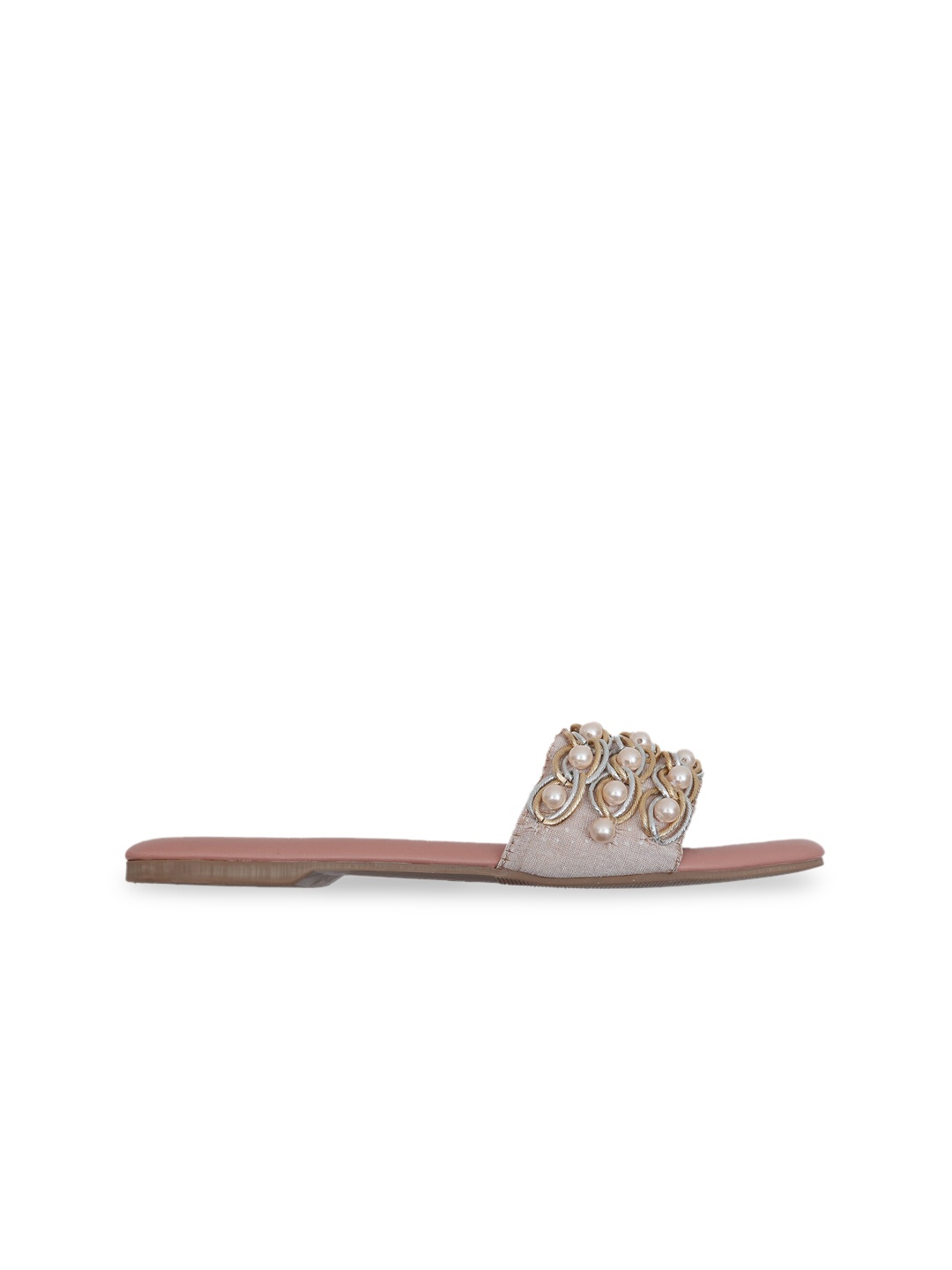 

Angeline Women Pink Embellished Open Toe Flats