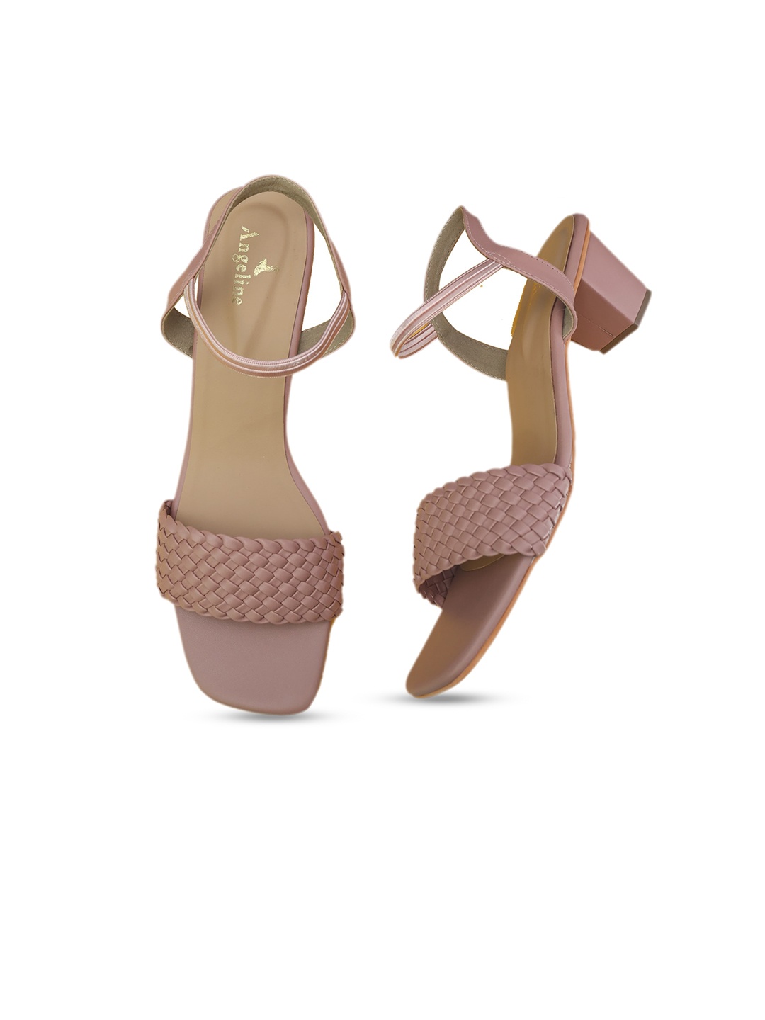 

Angeline Mauve PU Block Heels