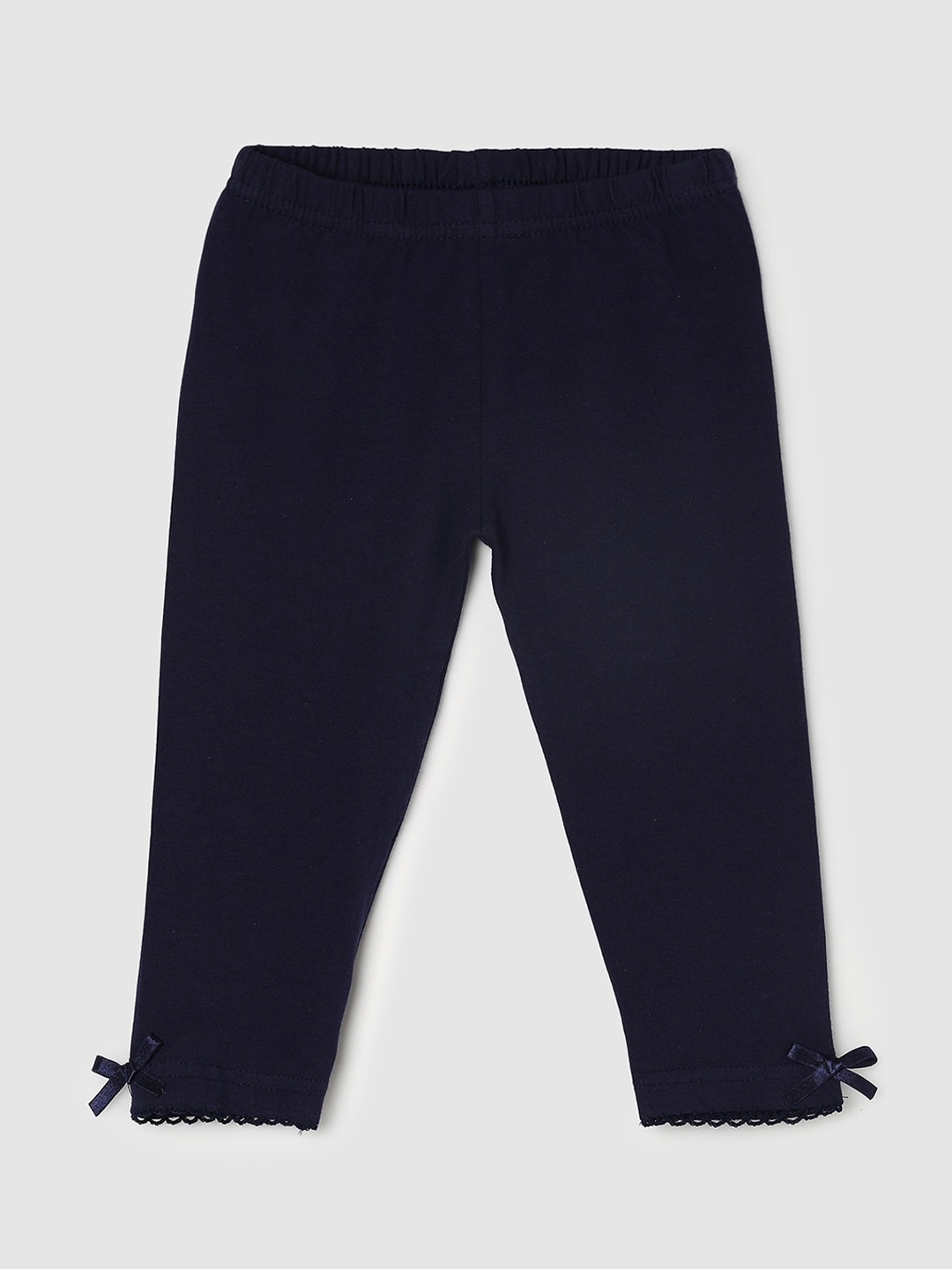 

max Girls Blue Solid Leggings