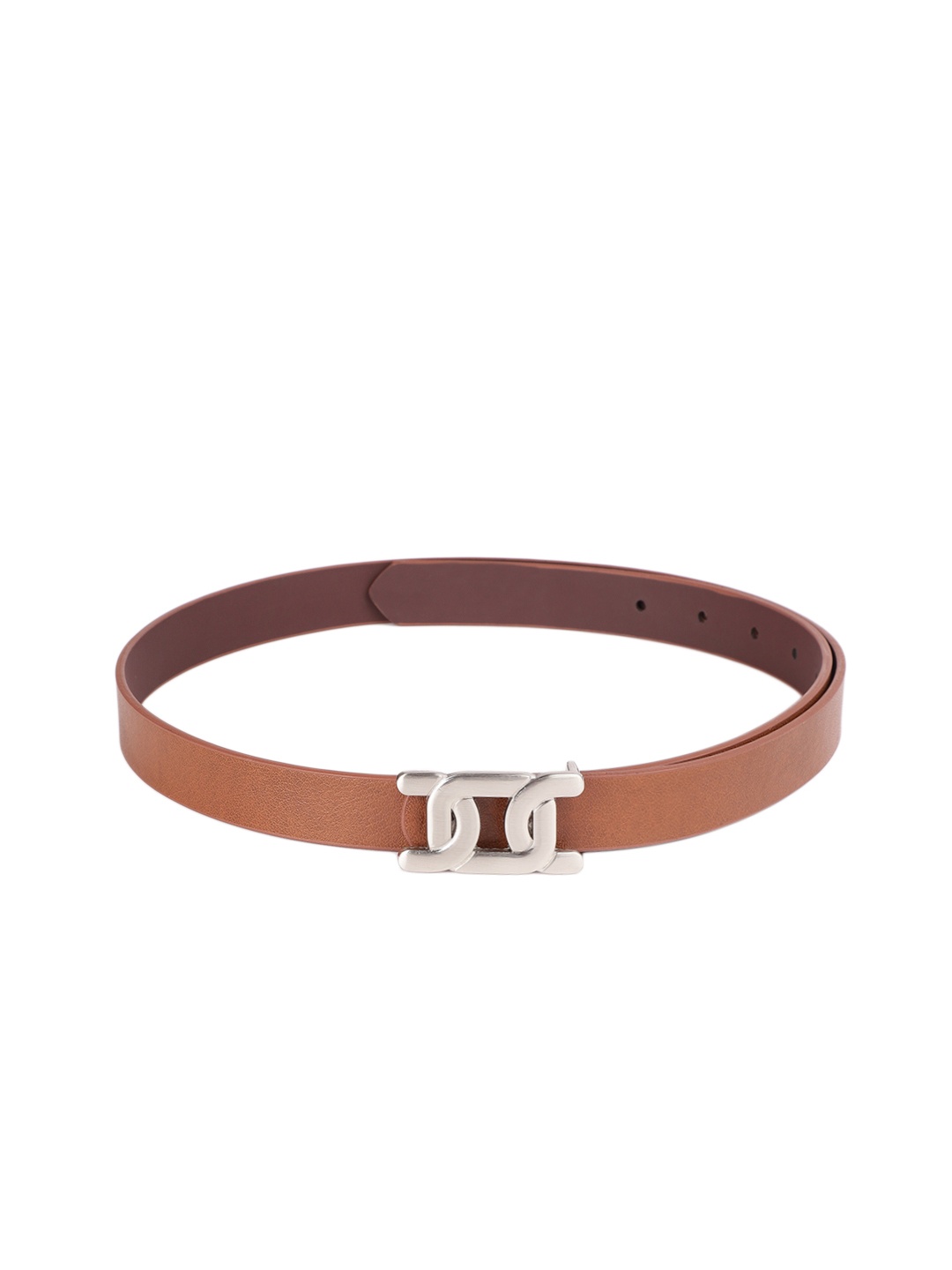 

CRUSSET Women Tan Slim Belt