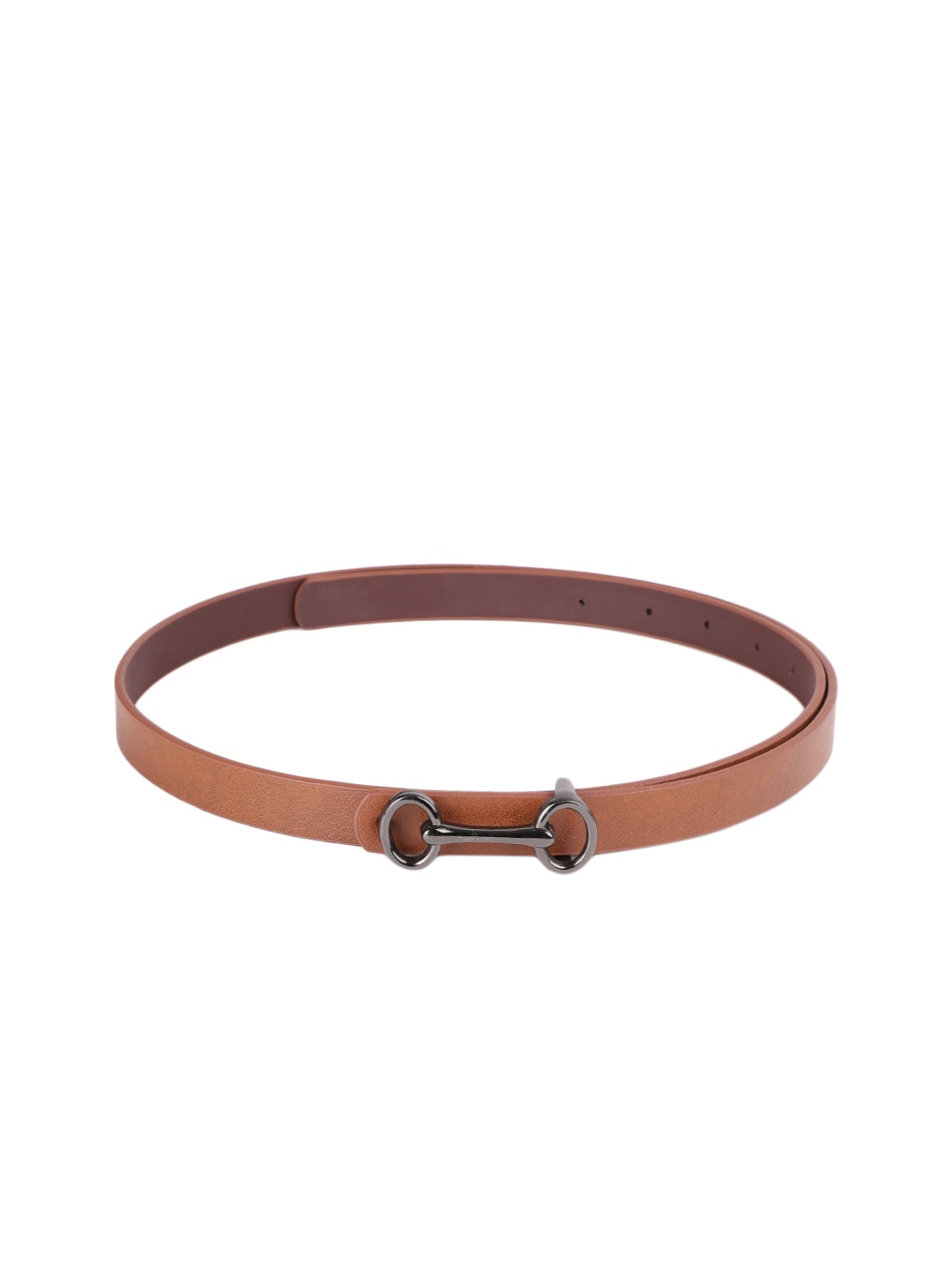 

CRUSSET Women Tan Slim Belt