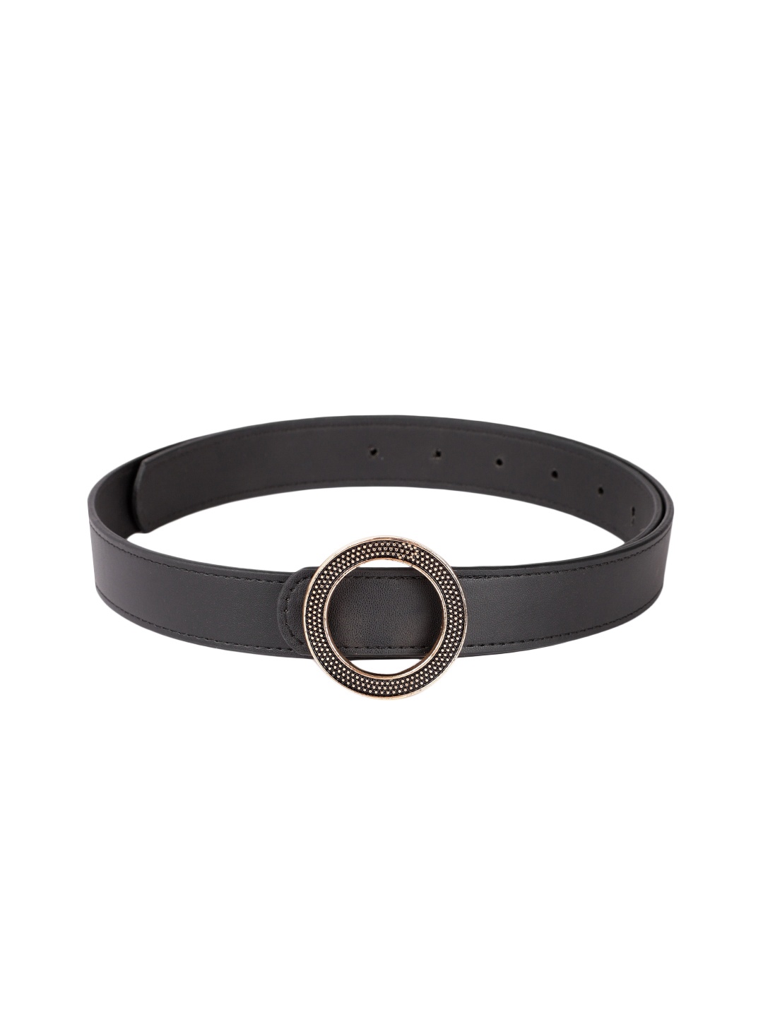 

CRUSSET Women Black PU Belt