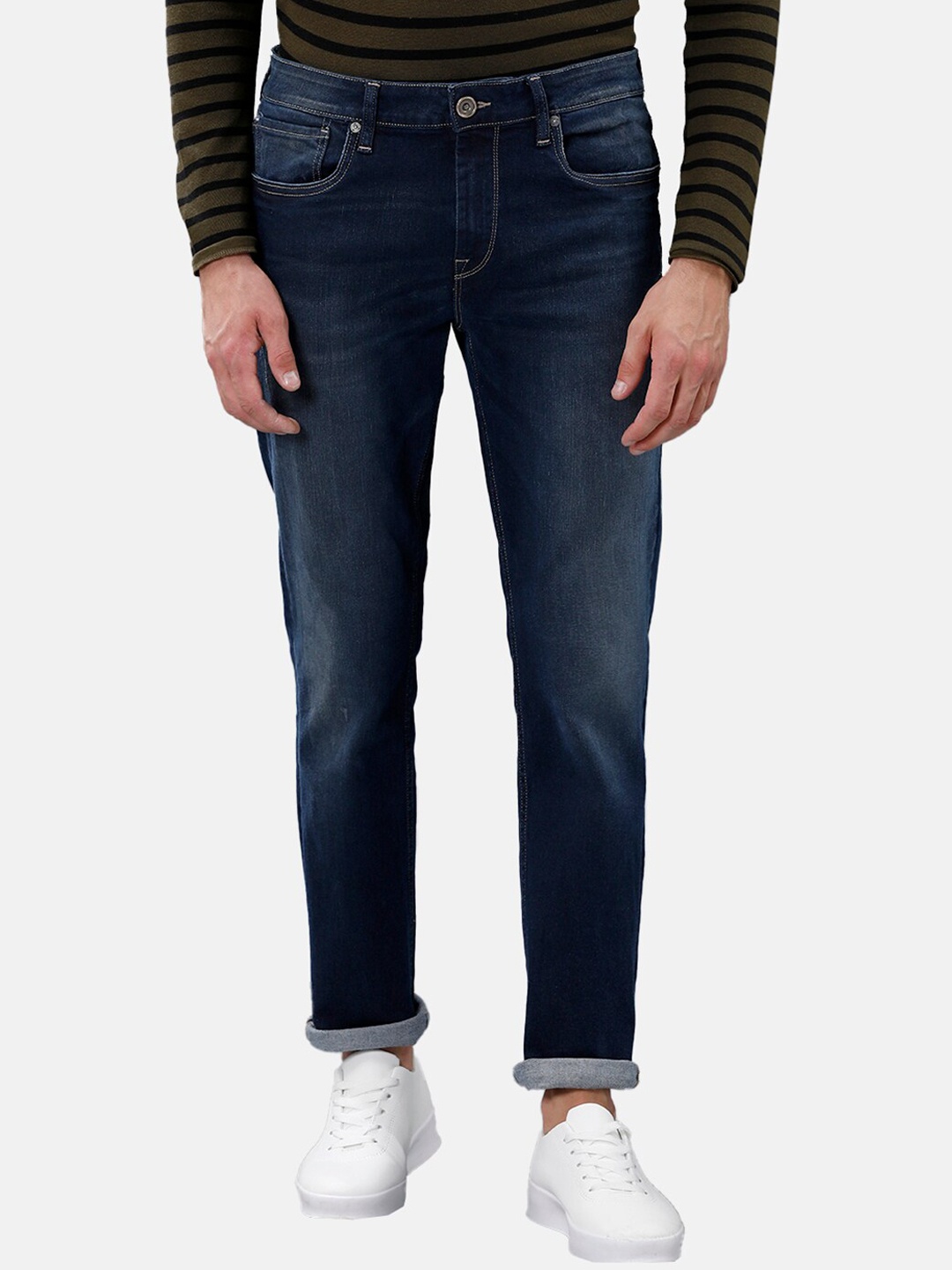 

Voi Jeans Men Blue Skinny Fit Light Fade Jeans