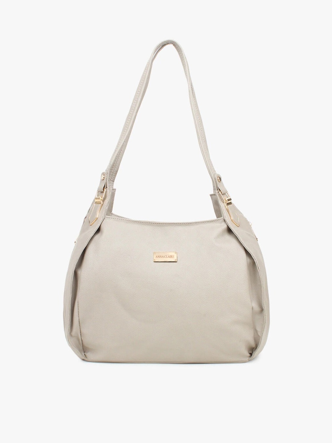 

Anna Claire Women Taupe Structured Shoulder Bag
