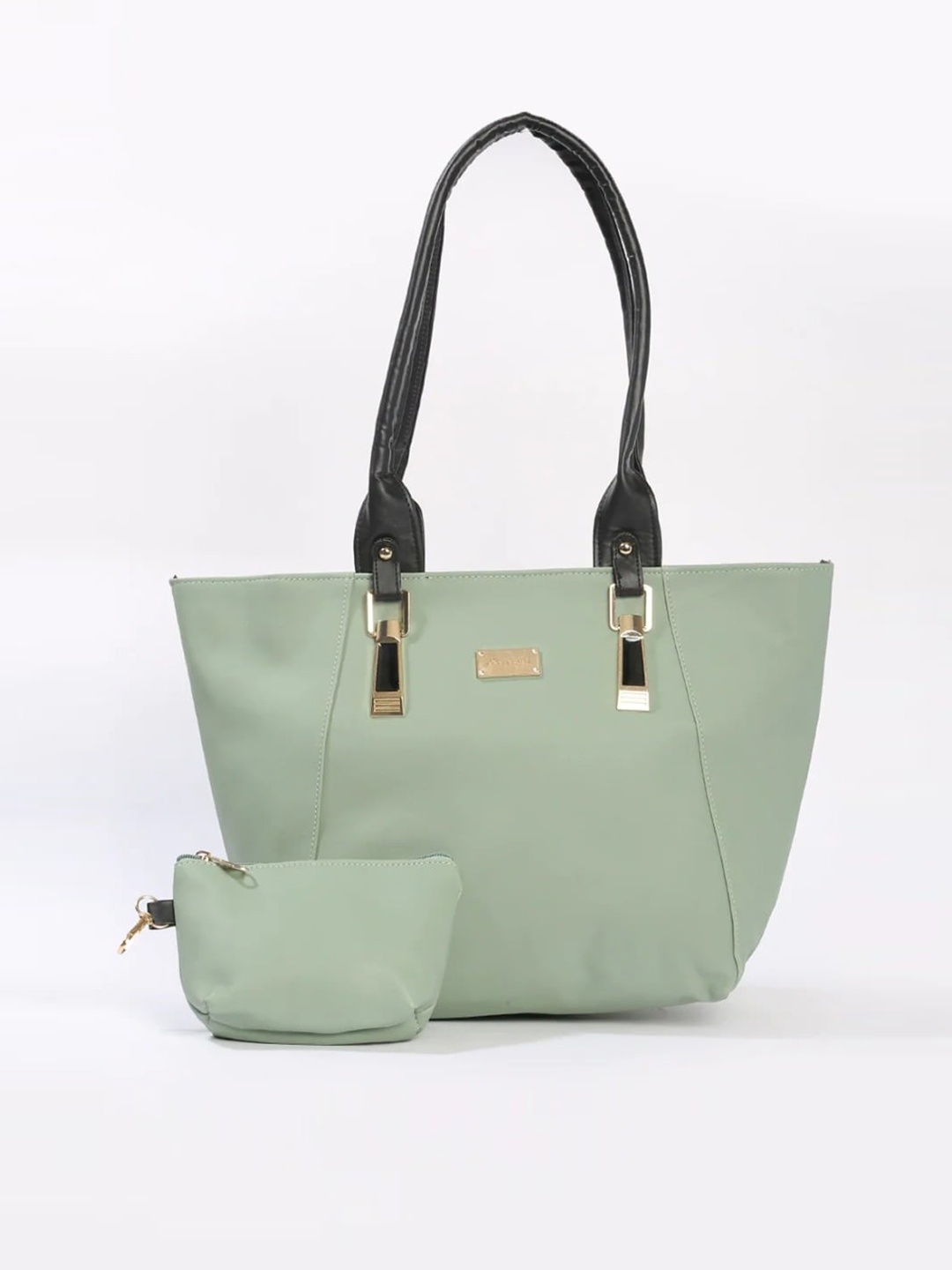 

Anna Claire Women Green PU Solid Shoulder Bag