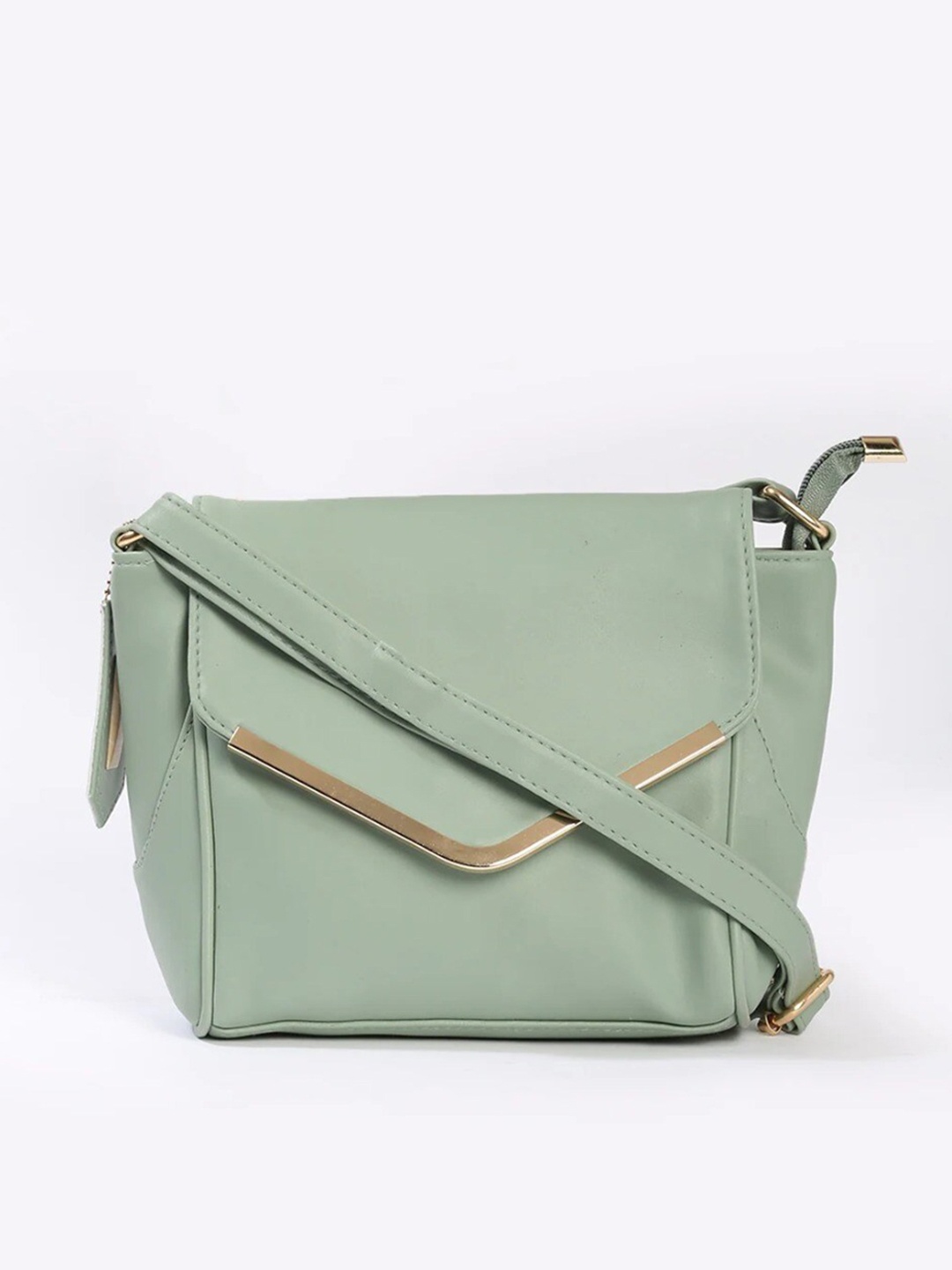 

Anna Claire Green PU Swagger Sling Bag