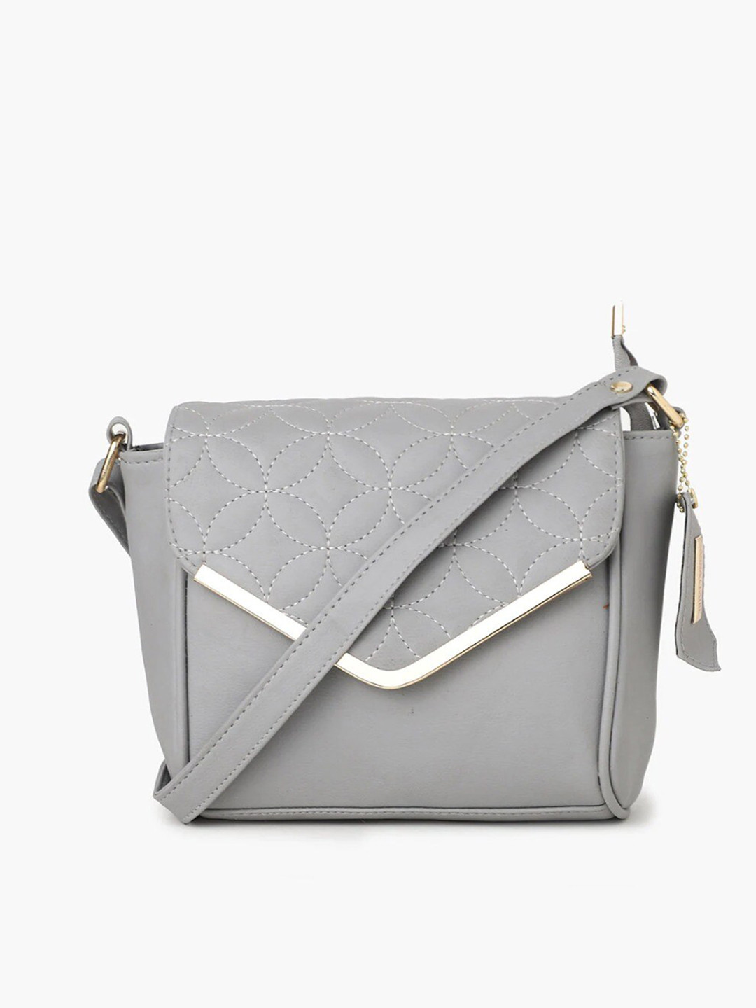 

Anna Claire Grey PU Structured Sling Bag