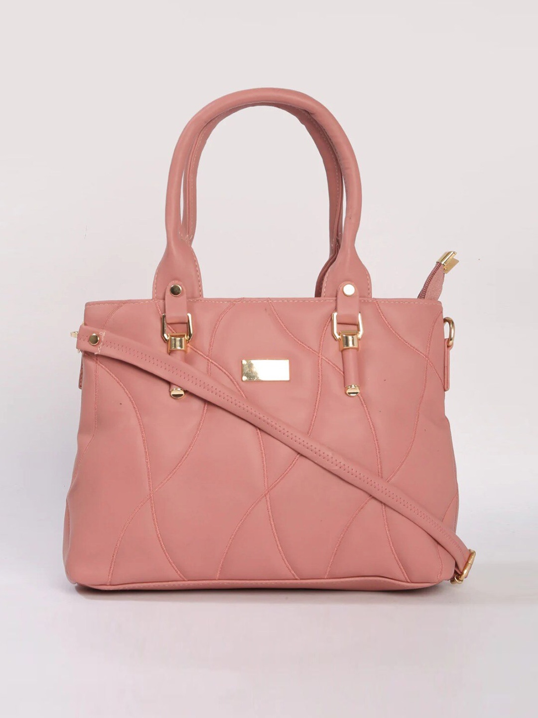 

Anna Claire Pink Structured Handheld Bag