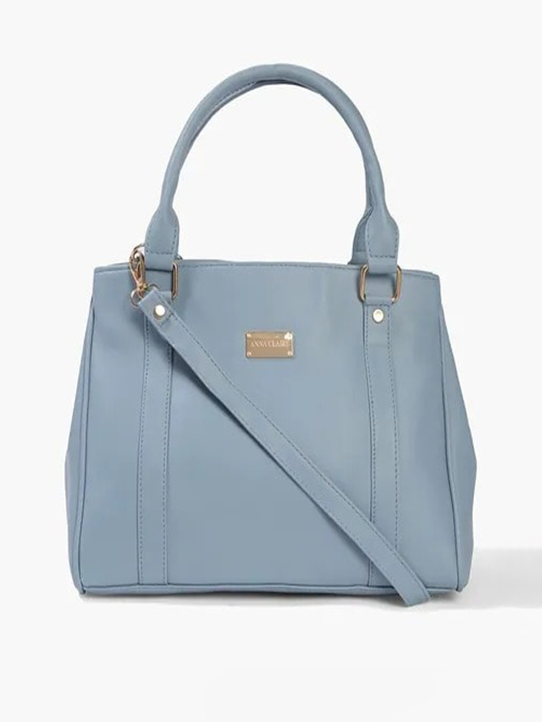 

Anna Claire Women Blue Solid Handheld Bag