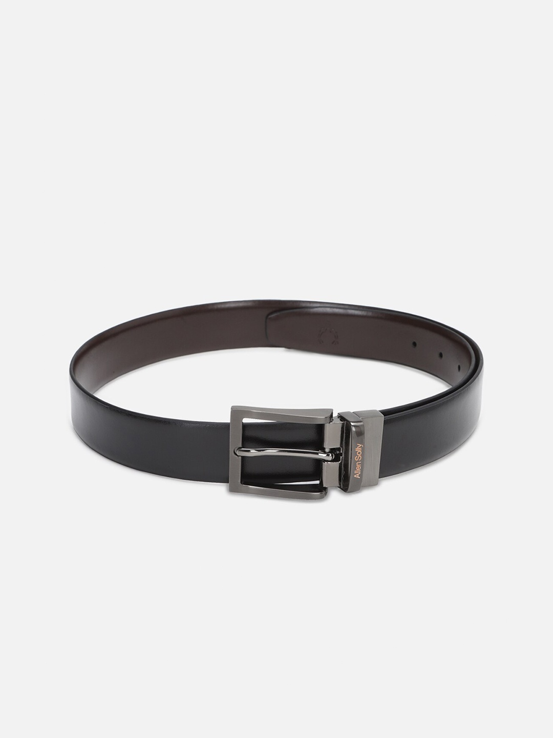 

Allen Solly Men Black Leather Formal Belt