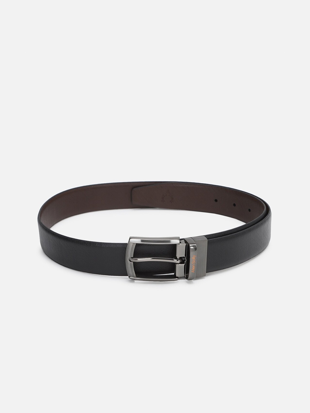 

Allen Solly Men Black Leather Formal Belt