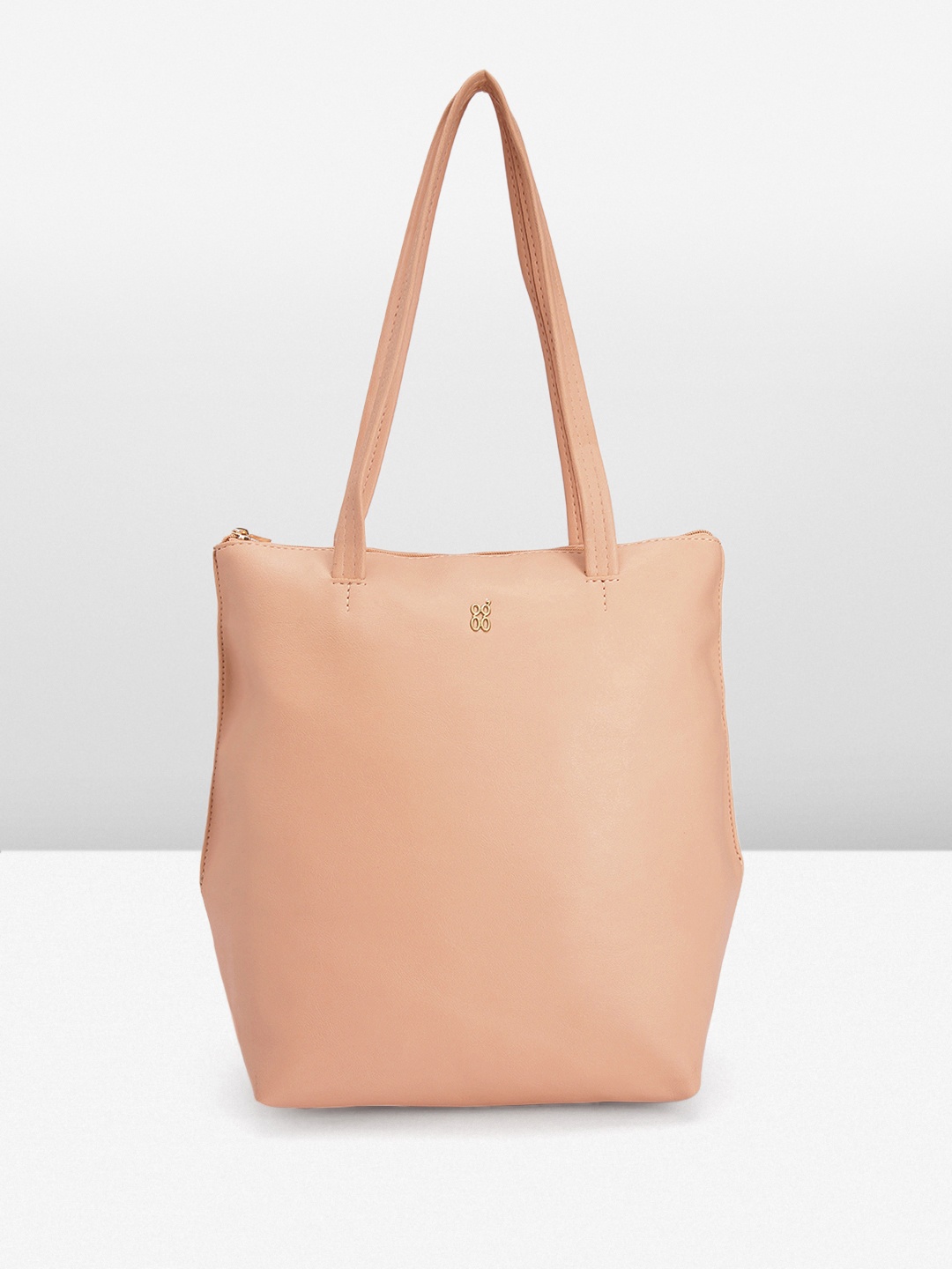 

Baggit Solid Structured Shoulder Bag, Beige