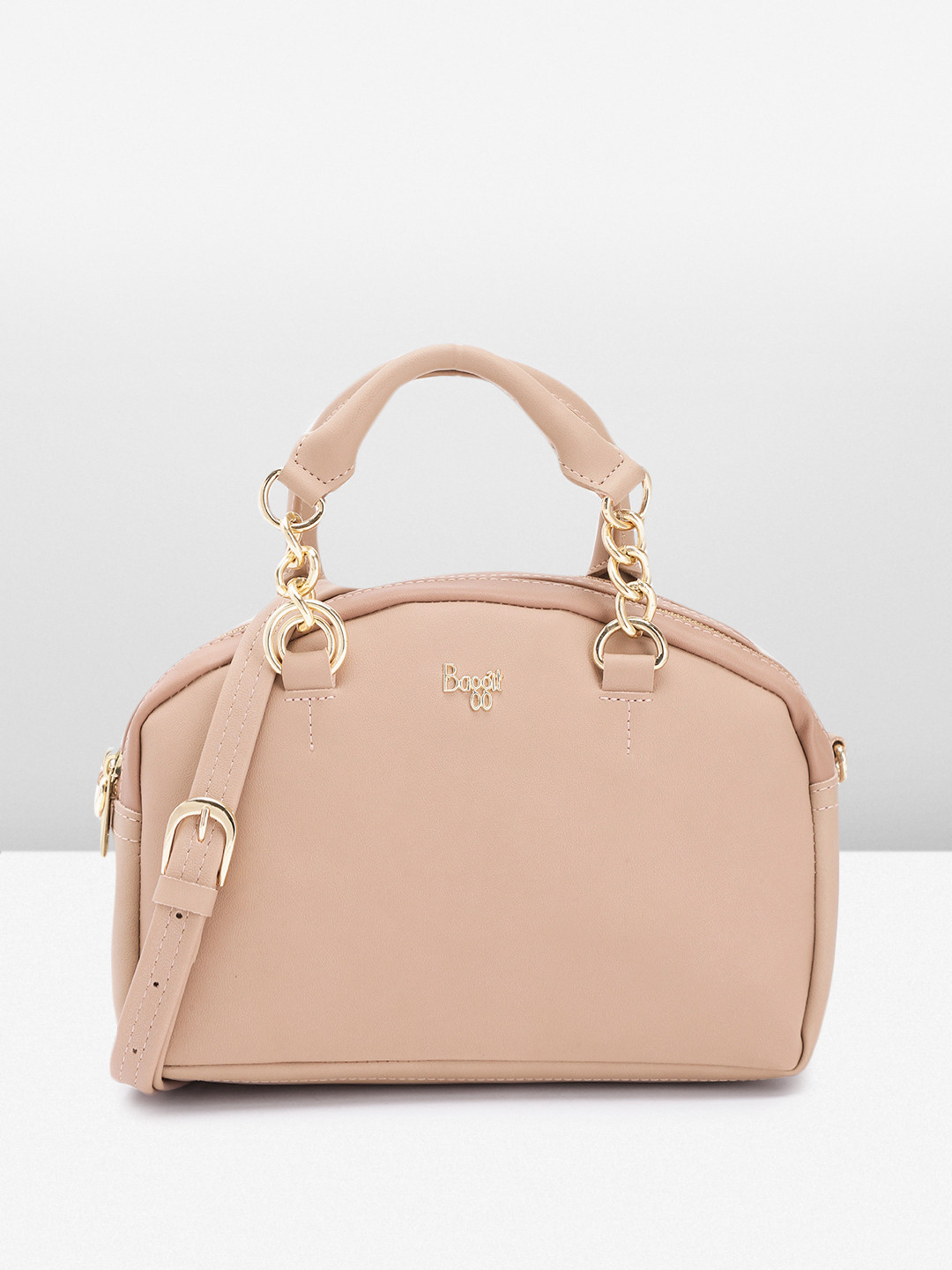 

Baggit Women Solid Handheld Bag, Pink