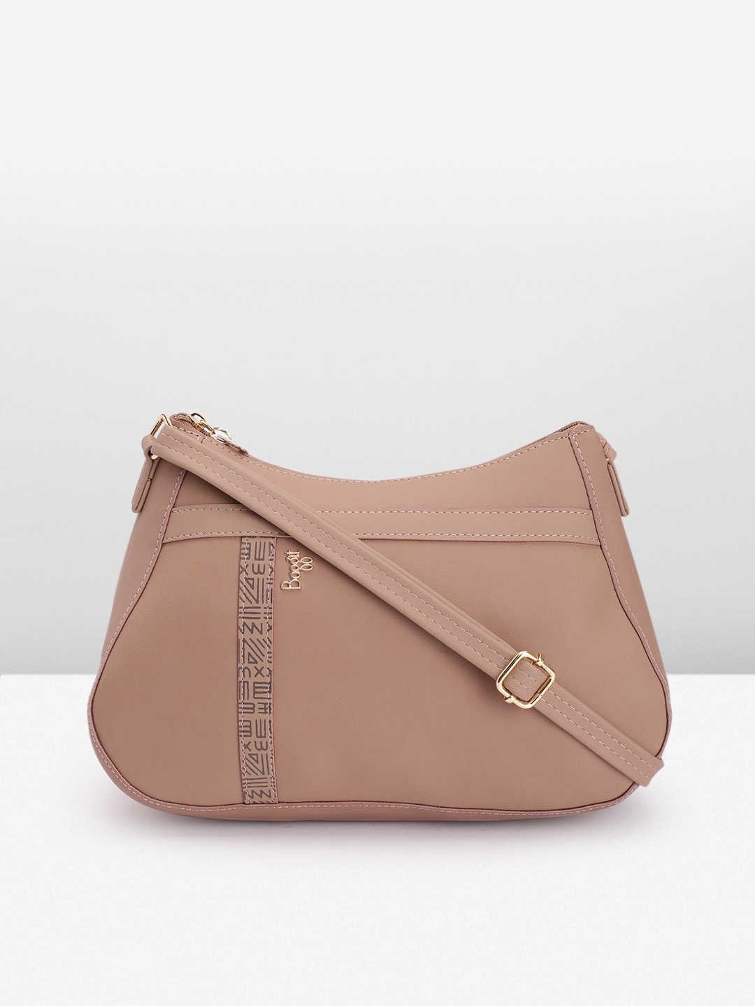 

Baggit Solid Sling Bag, Pink