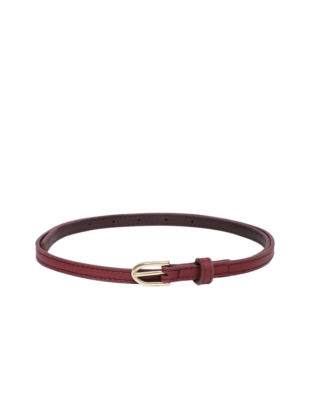 

Baggit Women Solid Slim Belt, Red