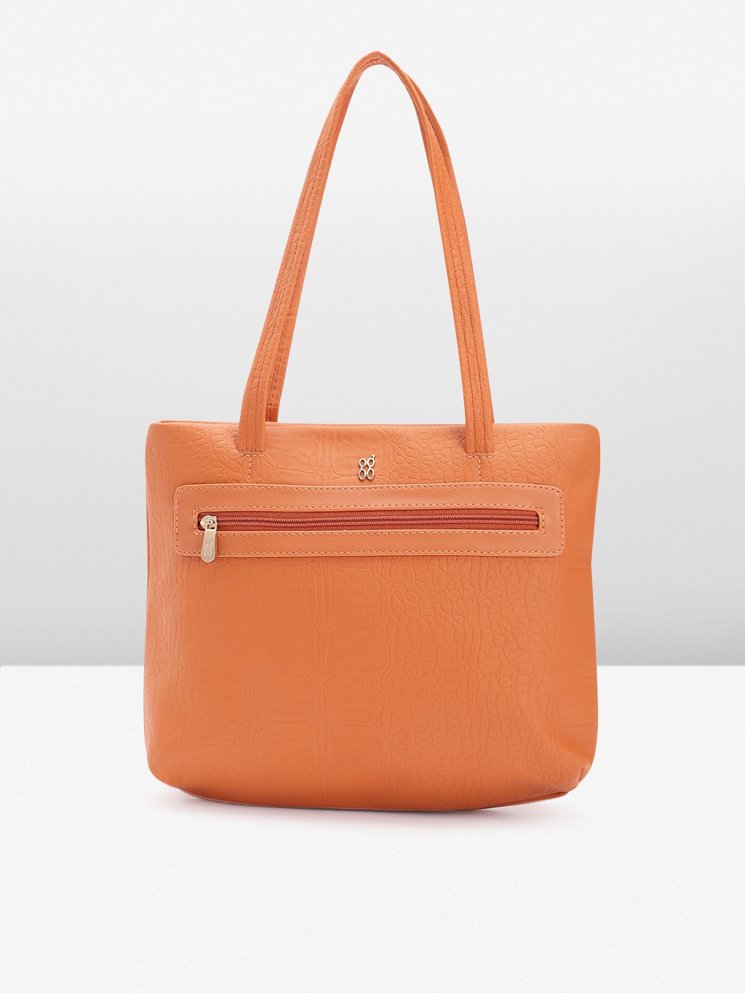 

Baggit Women Textured Shoulder Bag, Orange