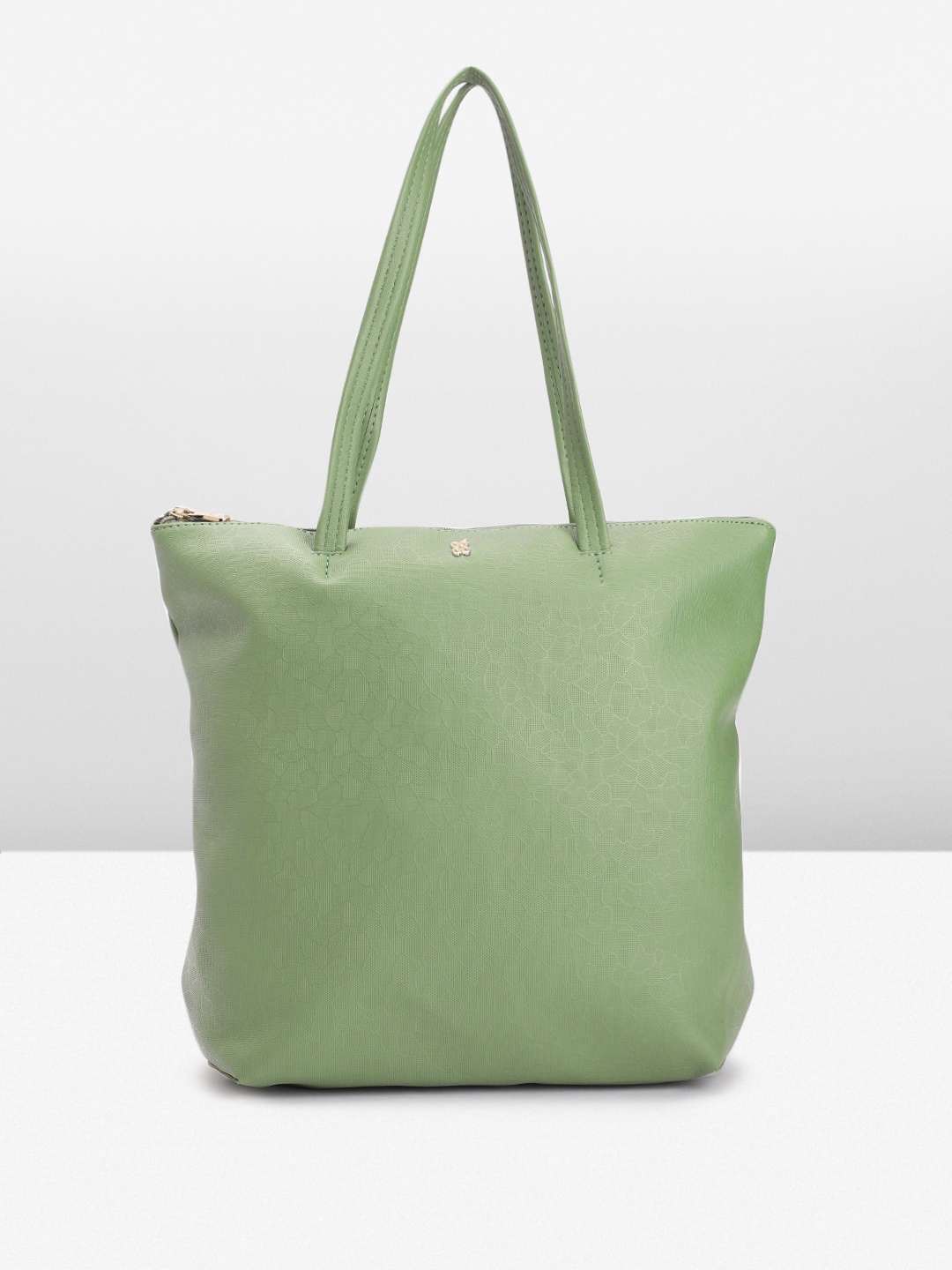 

Baggit Textured Structured Shoulder Bag, Green