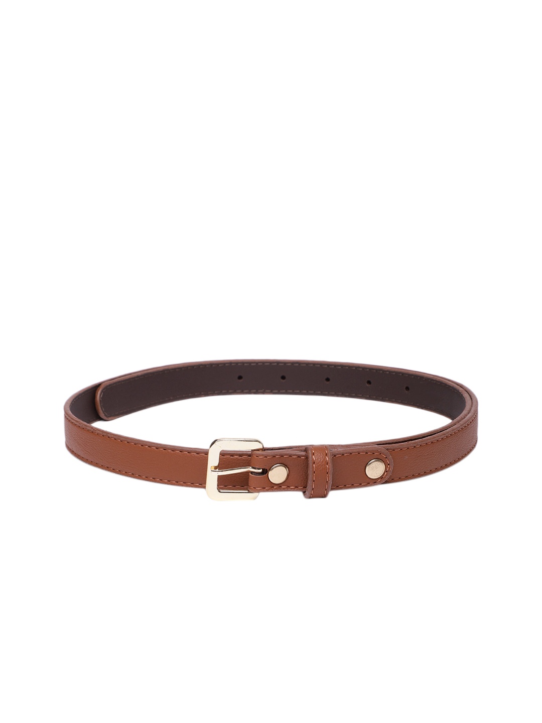 

Baggit Women Solid Slim Belt, Tan