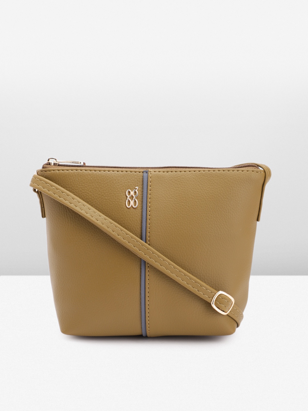 

Baggit Women Solid Sling Bag, Olive