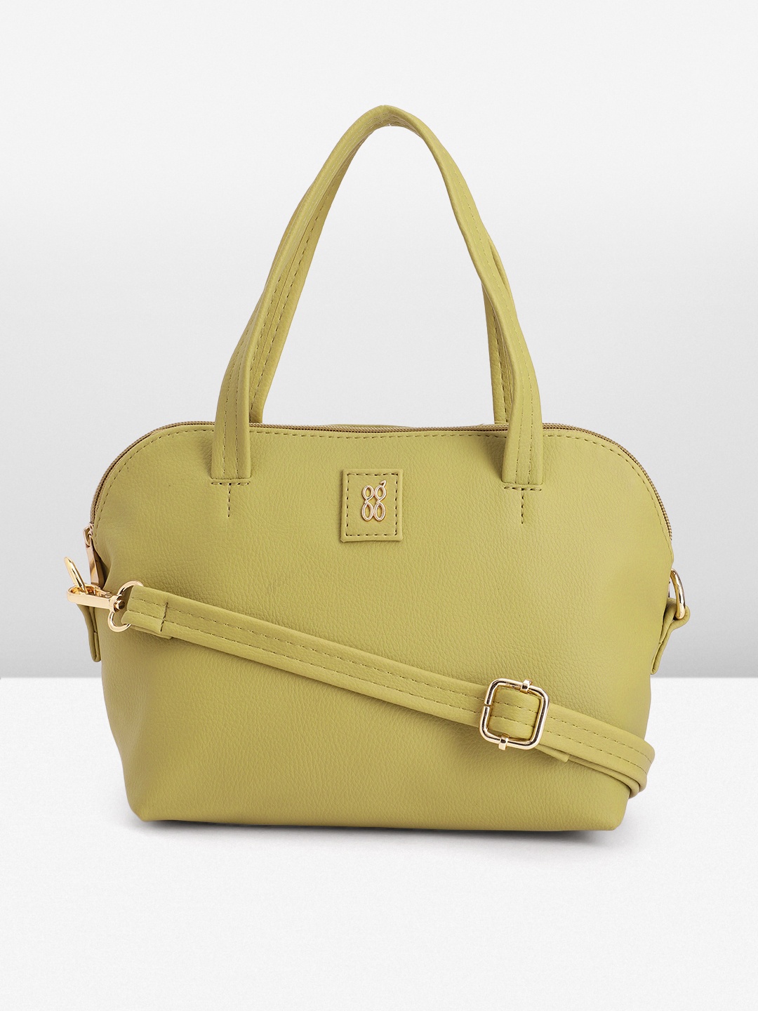 

Baggit Solid Handheld Bag, Green