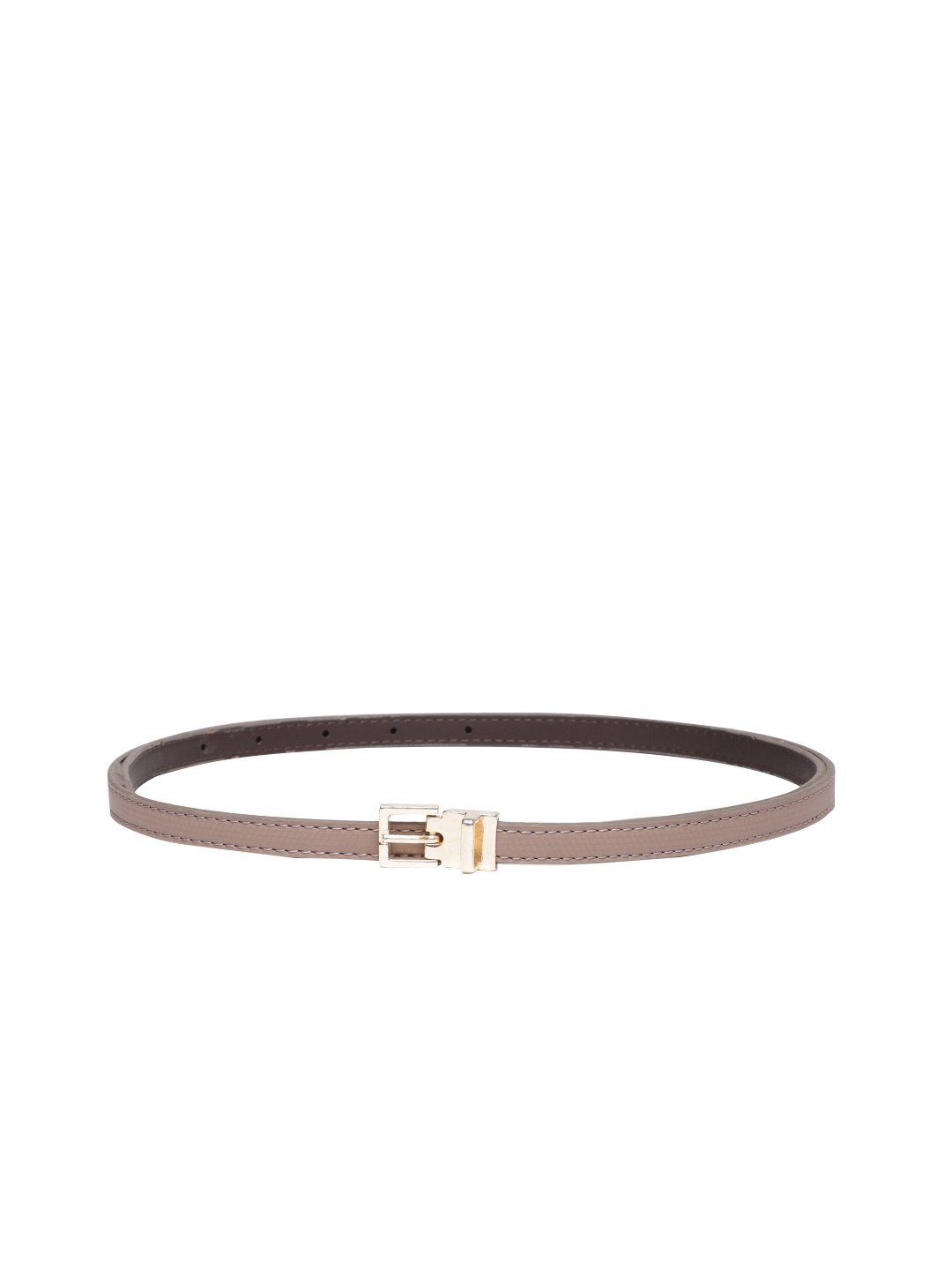 

Baggit Women Textured Slim Belt, Mauve