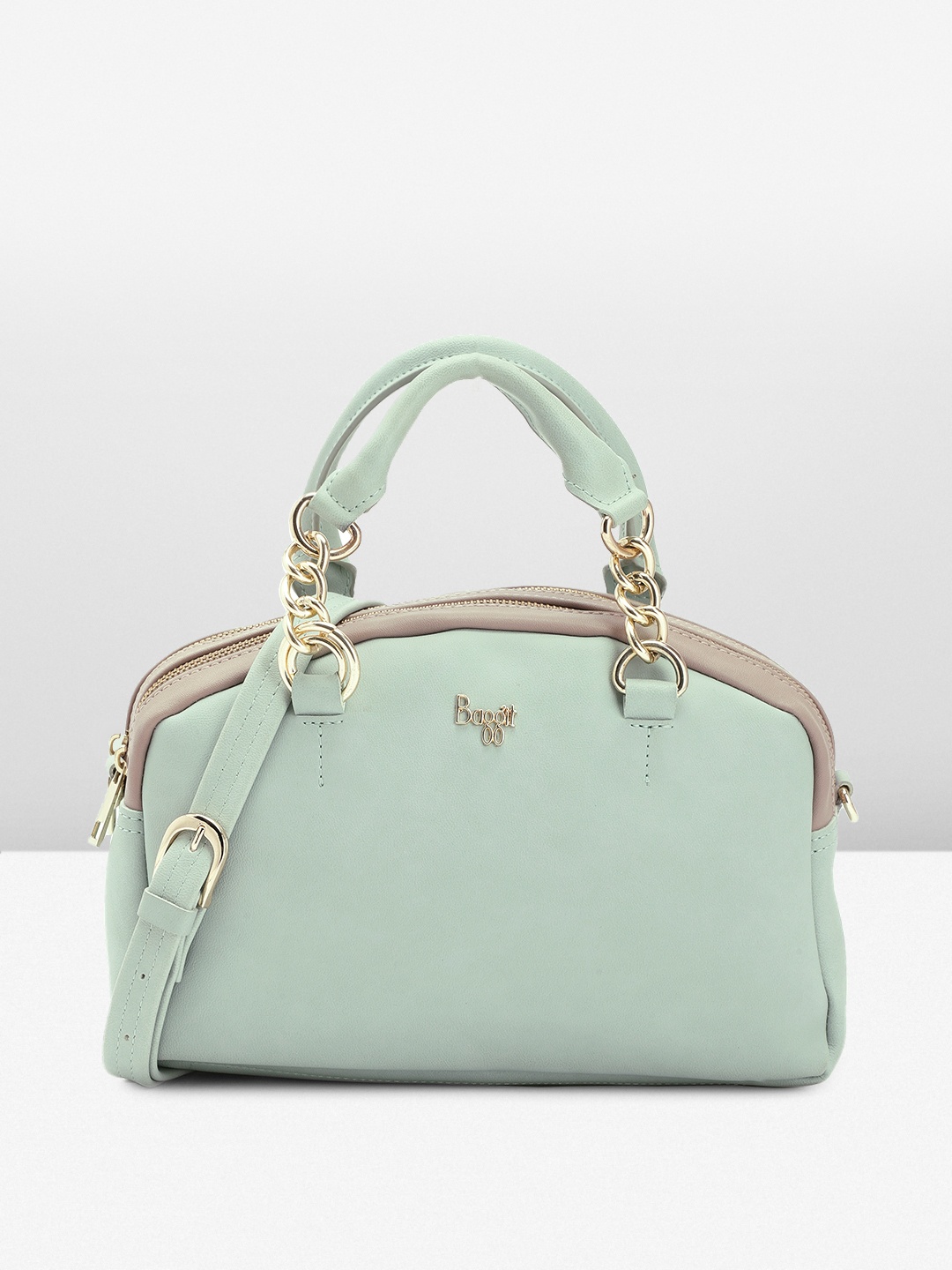 

Baggit Structured Handheld Bag, Green