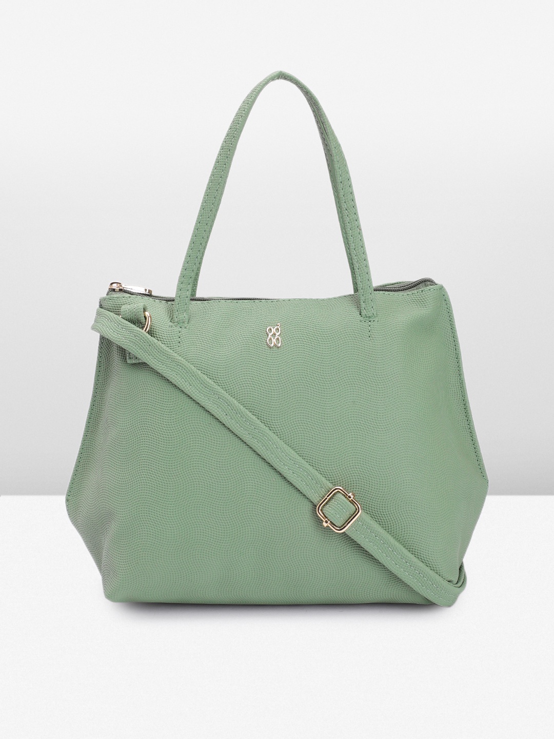 

Baggit Textured Handheld Bag, Teal
