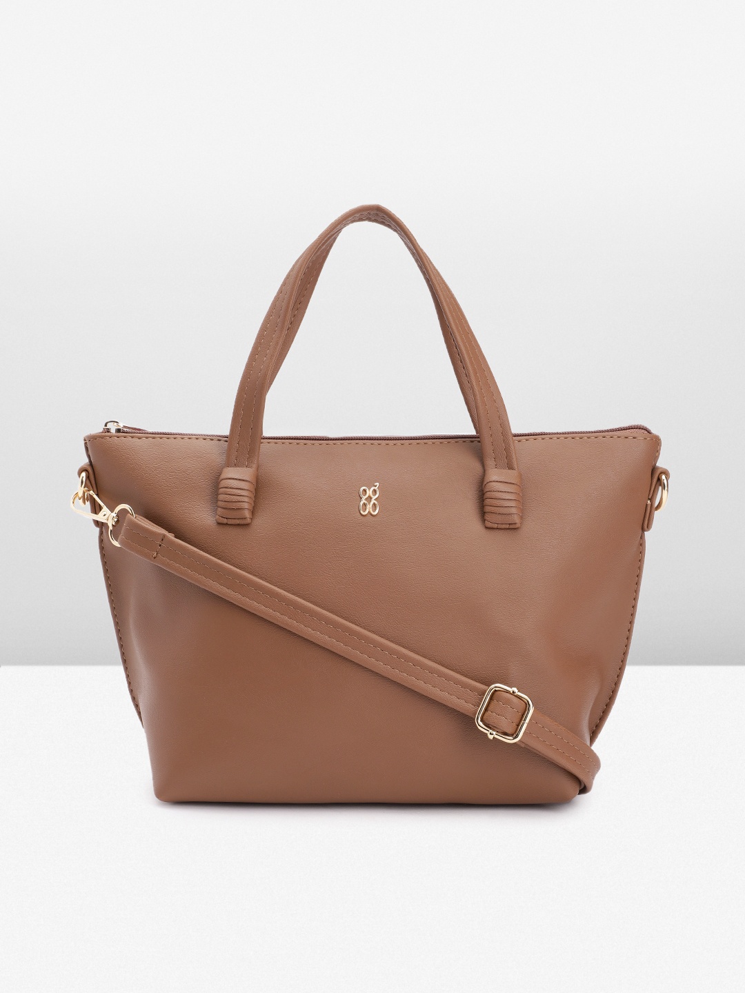 

Baggit Structured Handheld Bag, Tan