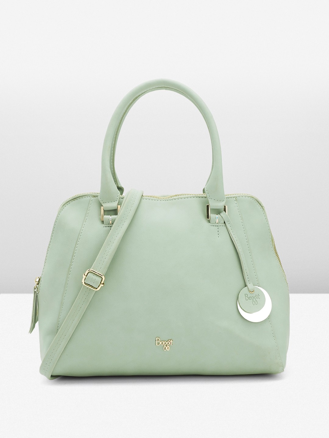 

Baggit Structured Handheld Bag, Green
