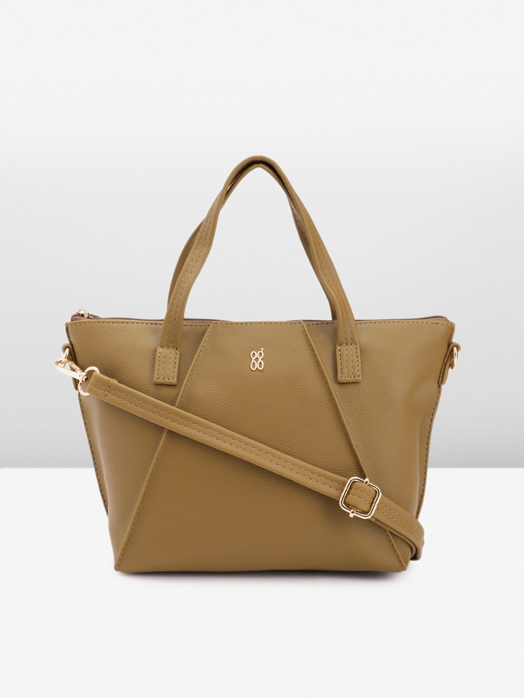 

Baggit Solid Handheld Bag, Olive