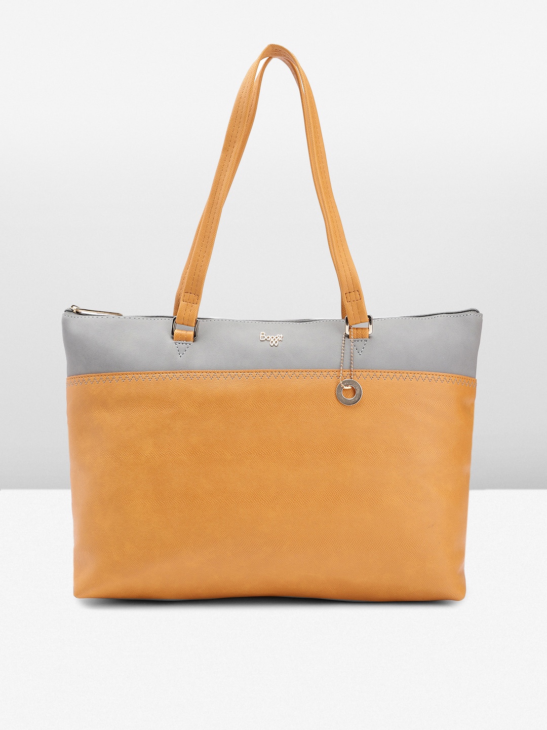 

Baggit Women Textured Shoulder Bag, Yellow