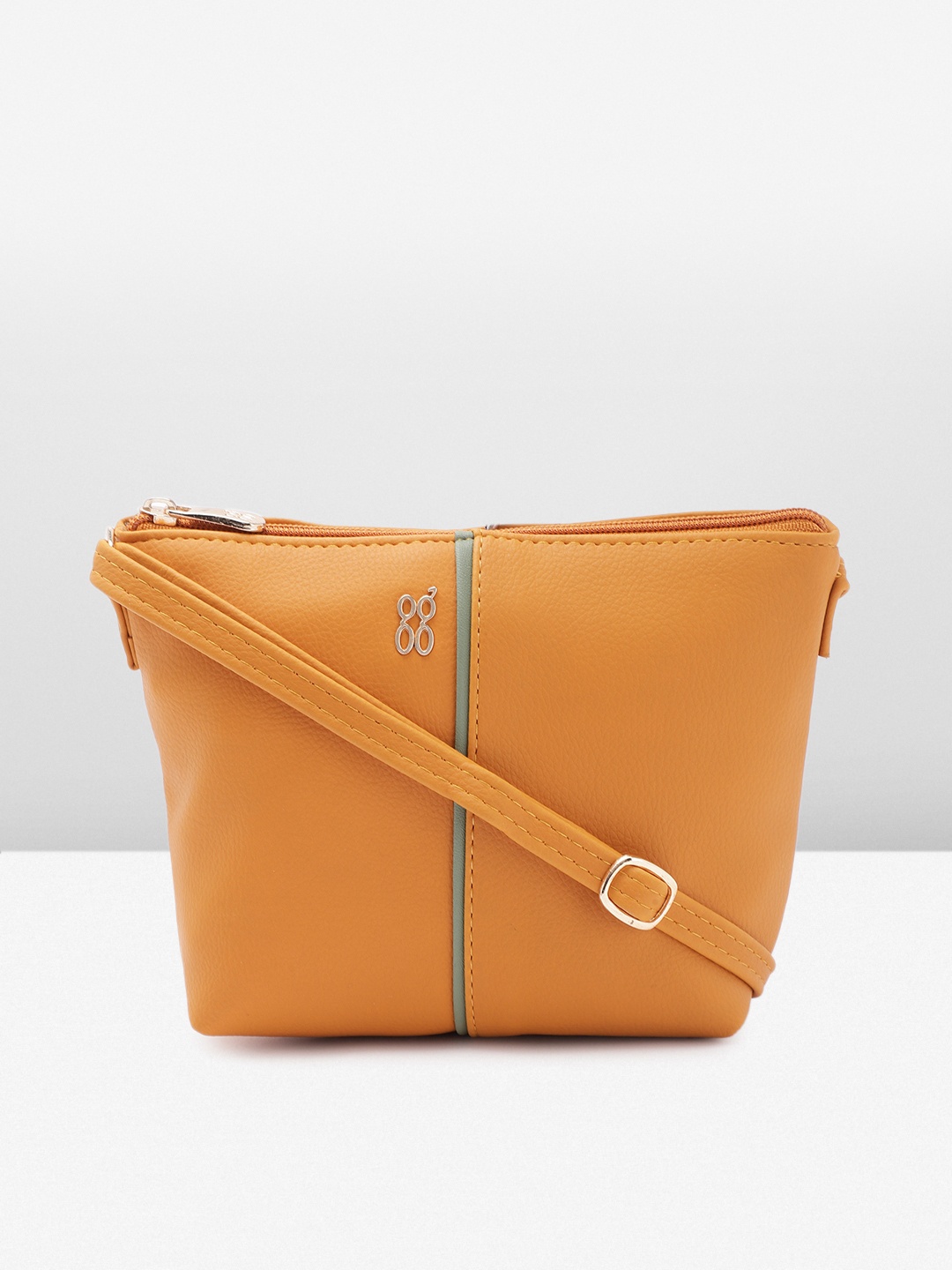 

Baggit Structured Sling Bag, Mustard