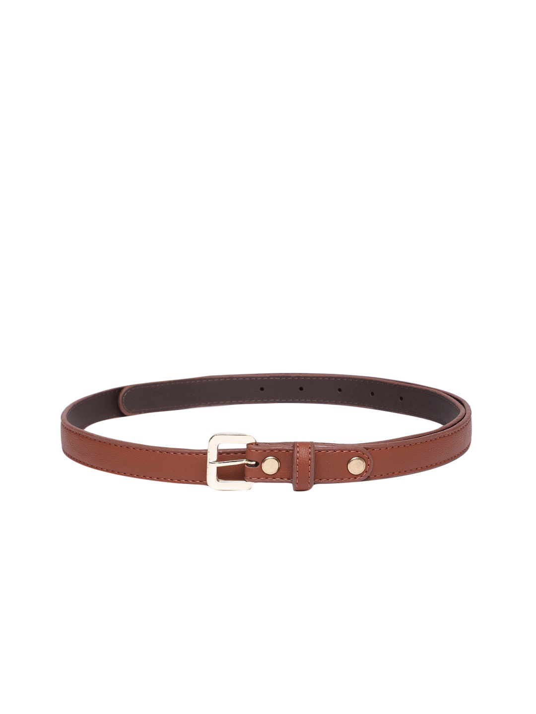 

Baggit Women Solid Slim Belt, Tan