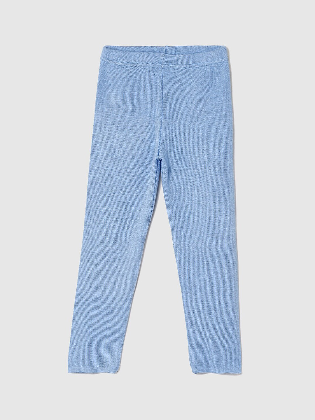 

max Girls Blue Solid Track Pants
