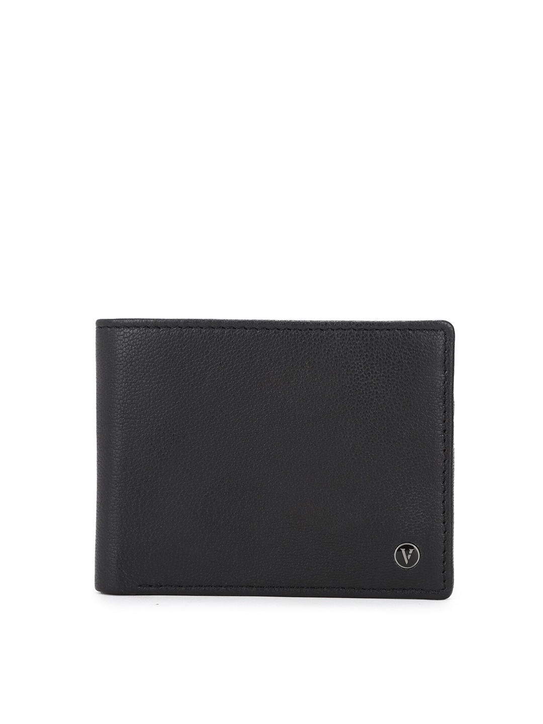 

Van Heusen Men Black Leather Two Fold Wallet