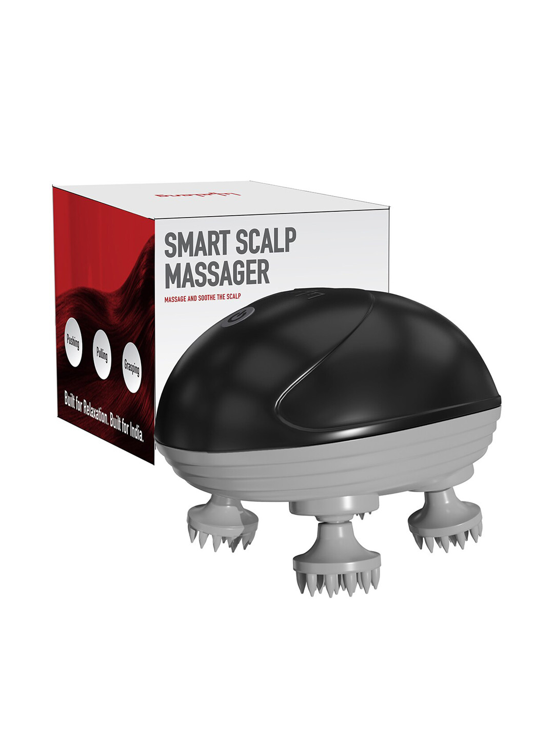 

Lifelong LLM603 Hair Scalp Rechargeable Electric Head Kneading Massager - Black