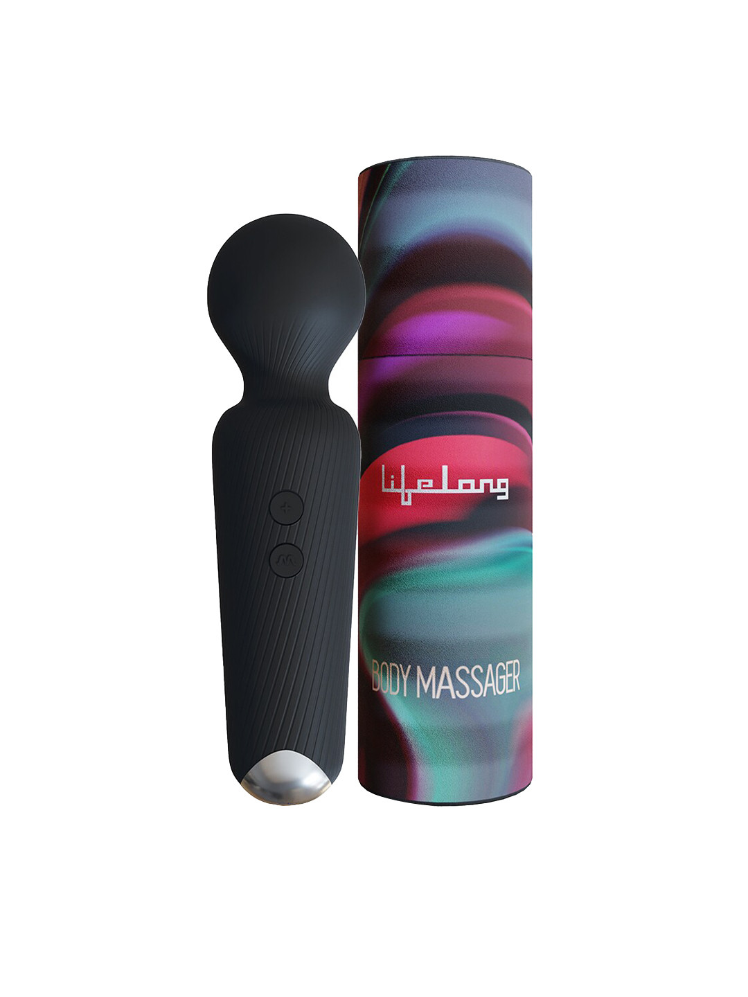 

Lifelong LLM468 Rechargeable Wireless Body Massager with 20 Vibration Modes - Black