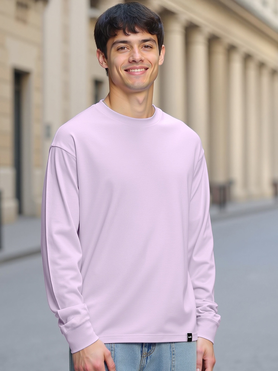 

Bewakoof Men Oversized T-shirt, Purple